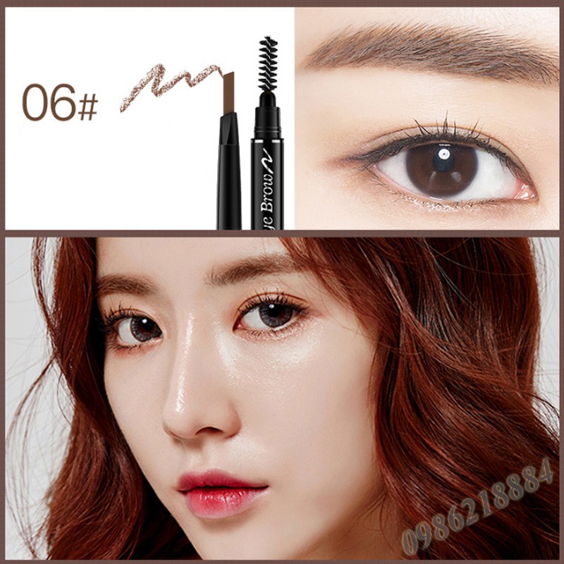 Bút kẻ lông mày Lameila Double Effect LDE15 | BigBuy360 - bigbuy360.vn