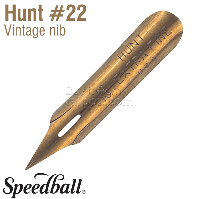 [ TAIPOZ ] - Ngòi CALLIGRAPHY Speedball Hunt NO. 22B (STANDARD EXTRA FINE)