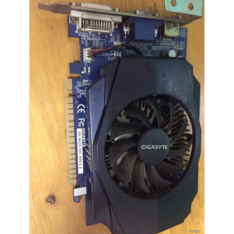 GIGABYTE GV-N420-2GI (NVIDIA GeForce GT 420, GDDR3 2GB, 128 bit, PCI-E 2.0) (Cũ)