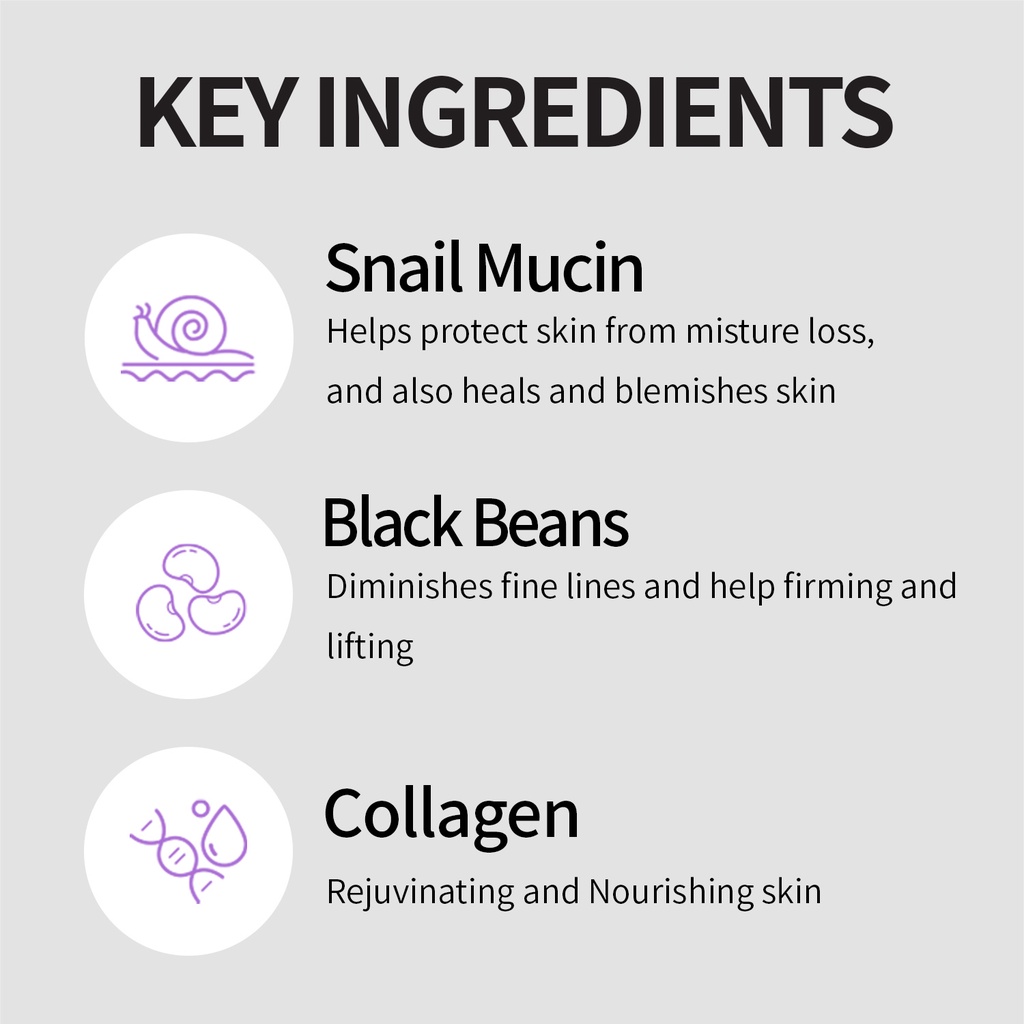 Kem dưỡng da COXIR collagen ốc sên đen 2ml