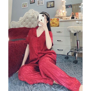 BỘ  PIJAMA LỤA GẤM