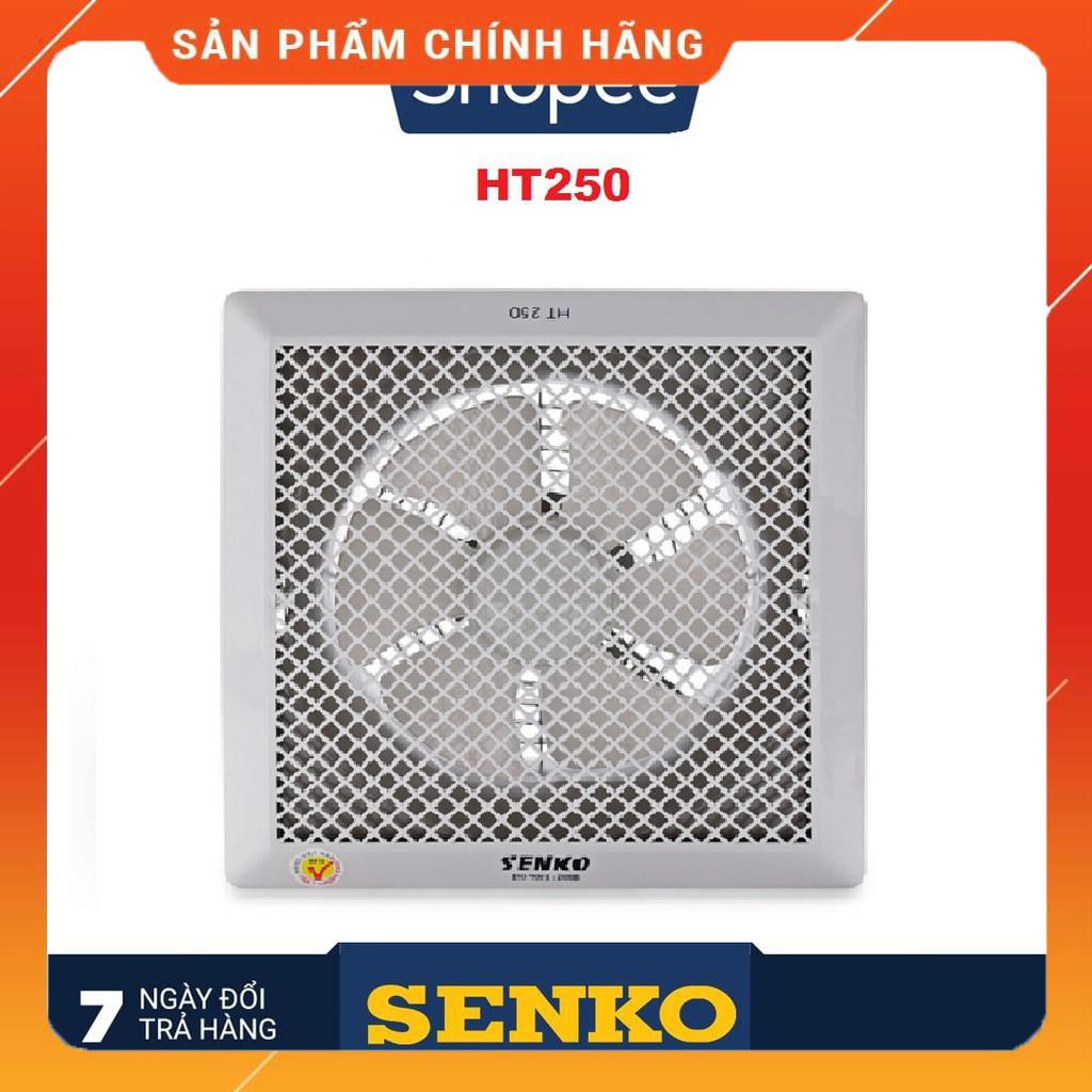 [Mã ELFLASH5 giảm 20K đơn 50K] Quạt hút thông gió âm trần 40W Senko HT250 - Hàng chính hãng - Bảo hành 12 tháng