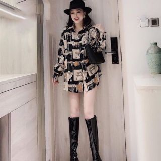 Somi lụa Fashion Họa tiết trẻ trung năng động rumyh Size M L