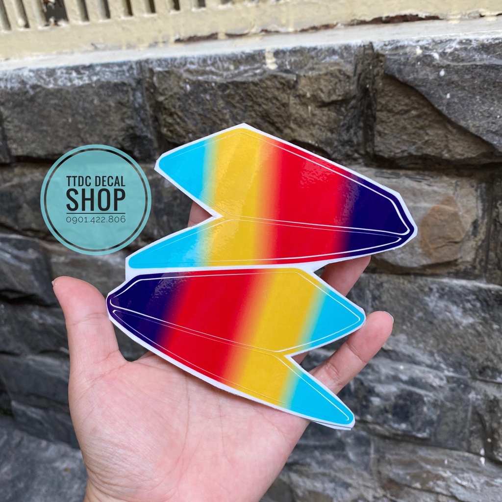 Tem Dán Đèn Xi Nhan Raider Satria