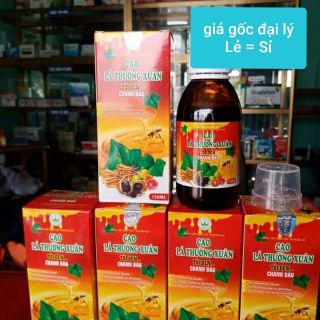 Cao lá thường xuân tỏi đen chanh đào (siro ho) HÀNG CHUẨN