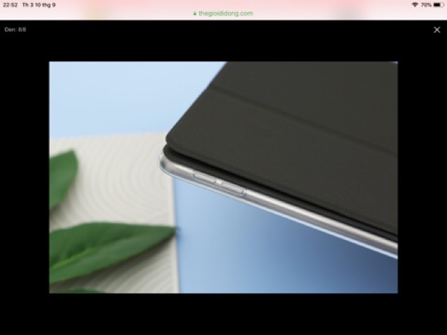 [THANH LÝ/PASS] Ốp lưng iPad Air 2019 Nắp gập Stand Flip MEEKER Đen