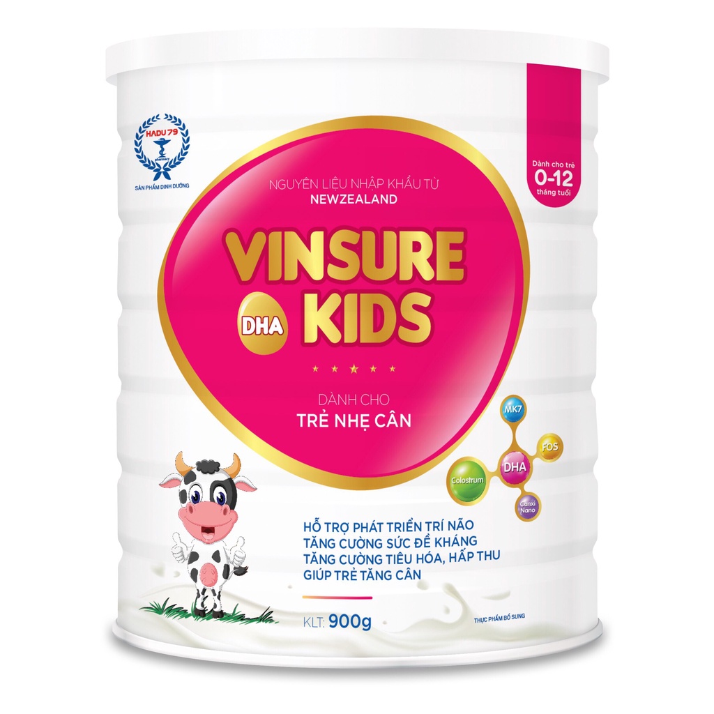 SỮA DINH DƯỠNG VINSURE DHA KIDS Hộp 400g/900g