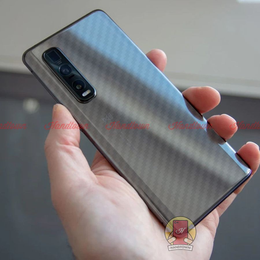Miếng Dán Lưng Carbon Dành Cho Oppo Find X2 / Find X2 Pro