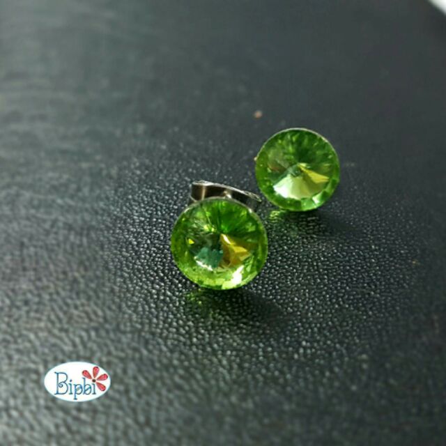 Bông tai pha lê Swarovski size 8mm