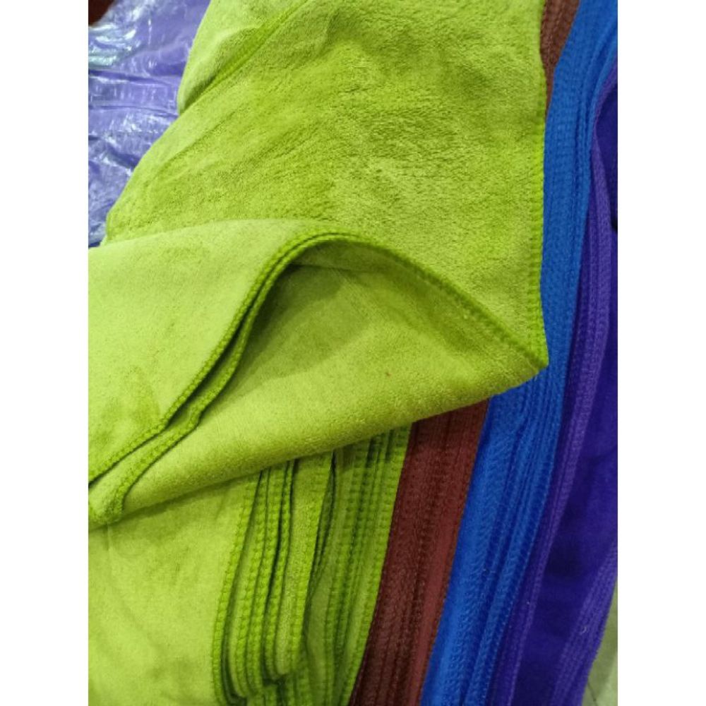 Khăn gội đầu spa salon sợi Microfiber siêu thấm nước không phai màu