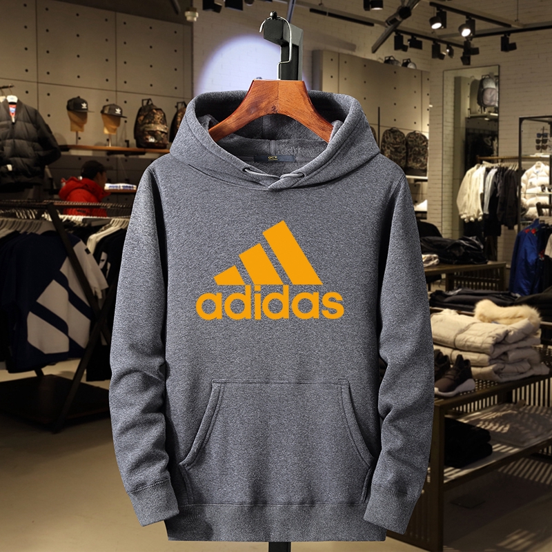 AIMI Áo Hoodie Dài Tay In Logo Adidas Trẻ Trung Năng Động Dành Cho Cả Nam Và Nữ M-5Xl