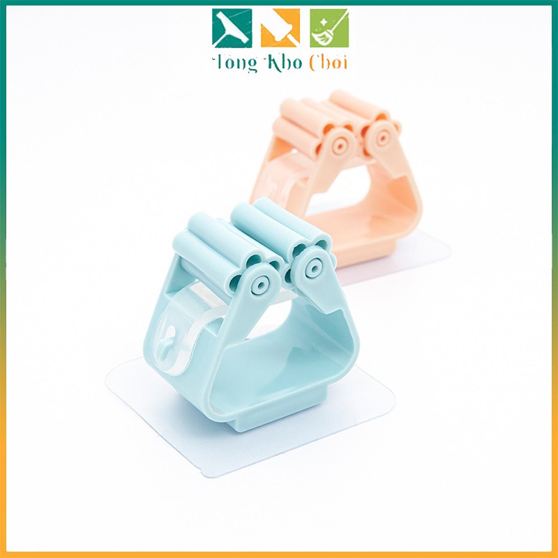 Móc Treo Chổi Dính Tường Tiện Lợi, Móc Cài Chổi Nhỏ Gọn