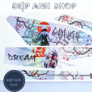 Tem Dream 7 màu Samurai đẹp - Tem dream chế