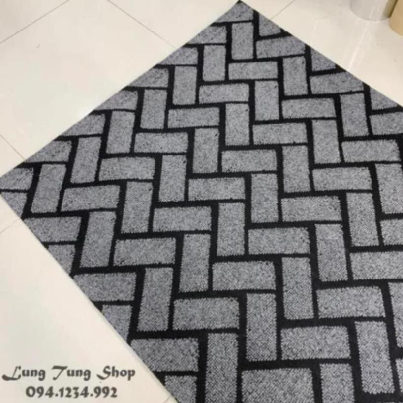 Thảm trang trí hoa văn hiện đại loại dày