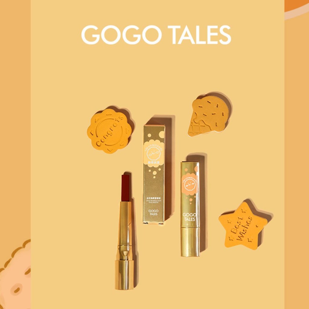 Son thỏi GOGO TALES mỏng mịn sương khói Little Triangle Soft Fog Lipstick GT206 GOGO60