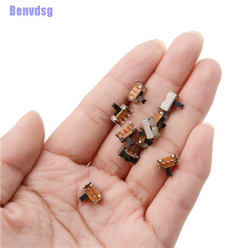 Benvdsg&gt; 10pcs/set SK12D07 Right Angle Slide Switch Power Switch 3P SPDT 2mm Pitch10pcs