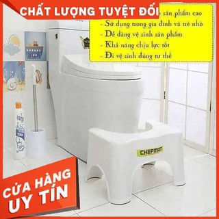 Ghế kê chân toilet Chefman chống táo bón - MECUTIT
