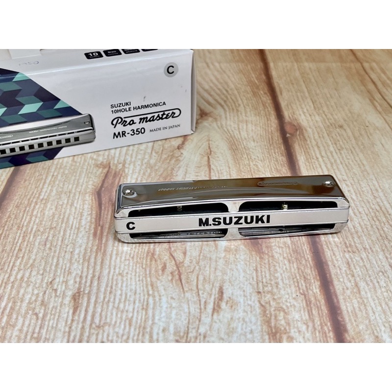 Kèn harmonica 10 lỗ Diatonic Suzuki ProMaster Mr-350