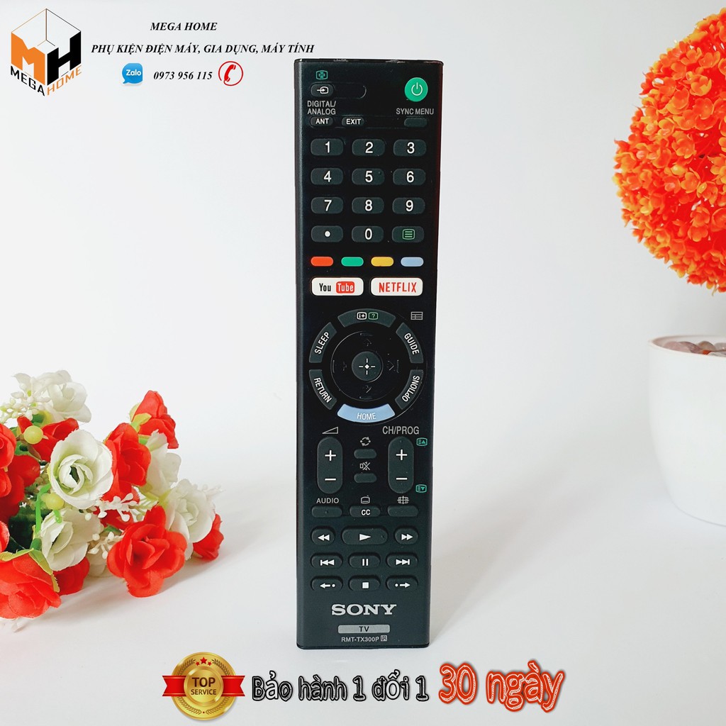 [HÀNG XUẤT MALAYSIA] Điều khiển tivi sony , remote tivi Sony smart RMT-TX200, TX300 hàng cao cấp