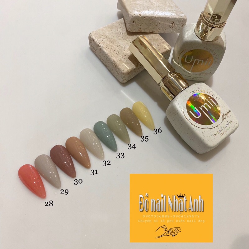 Set sơn thạch umi 54 màu
