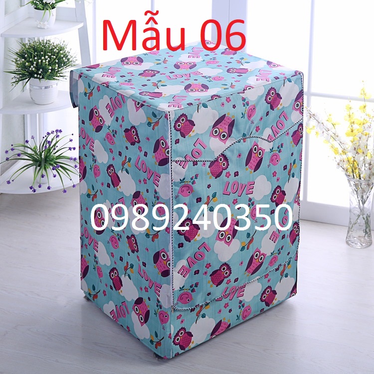 Áo trùm vỏ bọc che máy giặt LG cửa trước lồng ngang 7kg - 10kg loại tốt