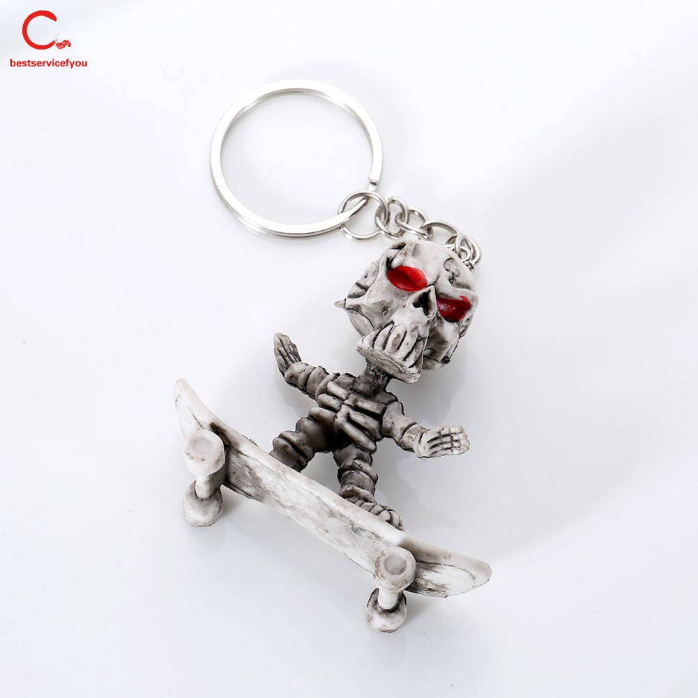 Móc khóa hình đầu lâu cá tính