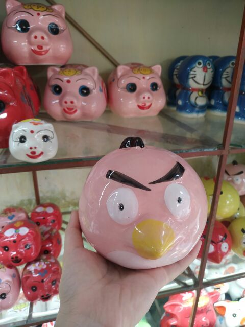 Chim Angry Birds sứ Tiết Kiệm #gốm sứ bát tràng#