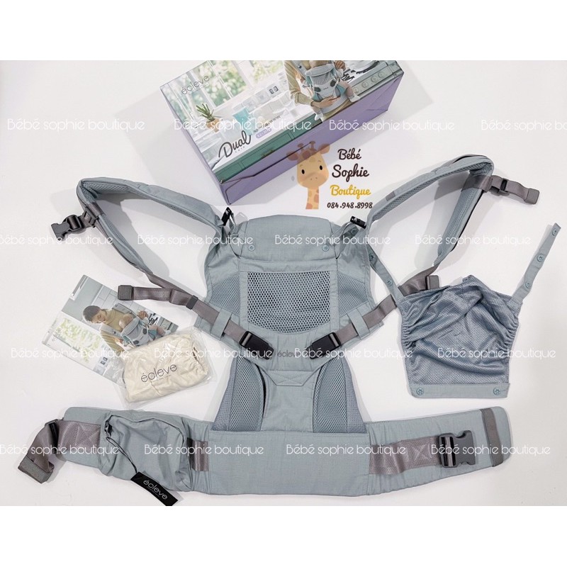 Hàng Auth - Địu Ecleve Hàn Quốc  - Địu trợ lực 4 tư thế cho bé từ sơ sinh