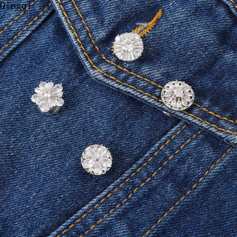 Ghim cài áo MISS ZOE hình hoa đính đá thời trang