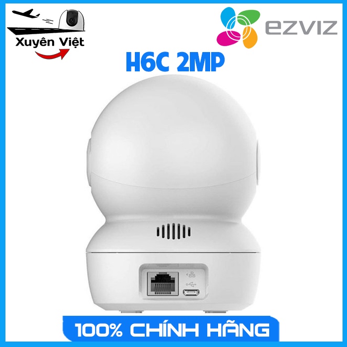 Camera H6c EZVIZ 1080P 2MP WiFi Không Dây - Camera Xuyên Việt