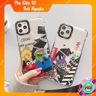 Ốp Lưng Iphone SESAME STREET  Chất PM Cao Cấp Chống Trơn Trượt 6/6s/7plus/8/8plus/x/xs/xs max/11/11 promax DT02