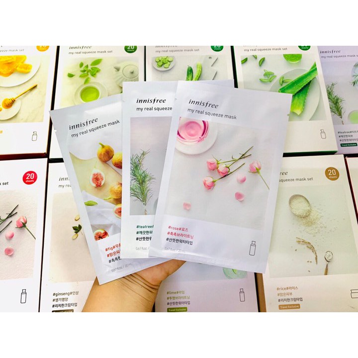 Mặt Nạ Innisfree It's Real Squeeze Mask lẻ.