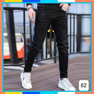 Quần Jean Nam Ống Côn Cao Cấp Chất Bò Co Giãn 4 Chiều HU108