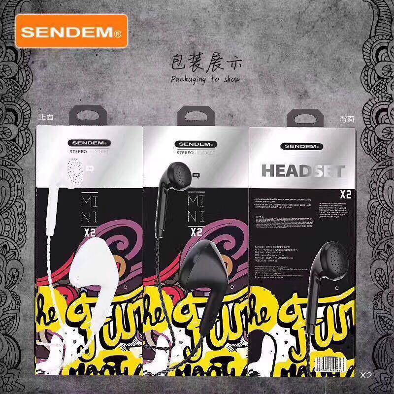 Tai nghe liền dây SENDEM X2 chân #