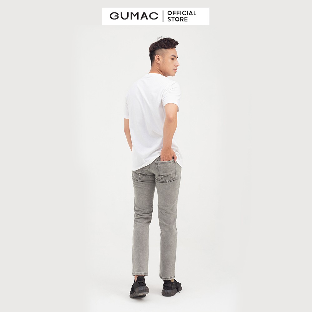 [Mã WABRGD12 giảm 10% đơn 250K] Quần jean nam GUMAC QJNB785 xước | BigBuy360 - bigbuy360.vn