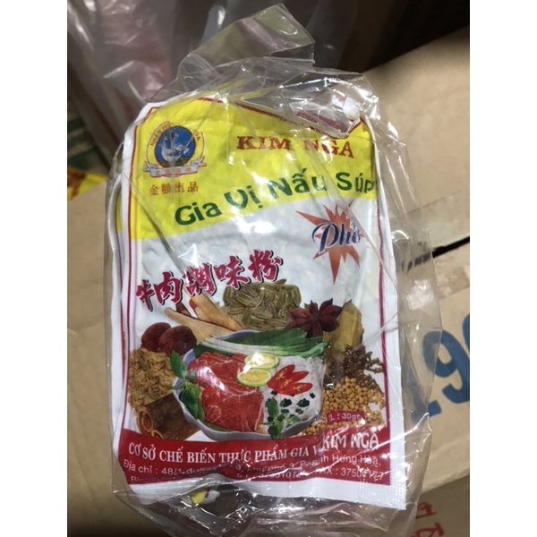 Gia vị nấu súp phở kim nga 30gr X 10 gói