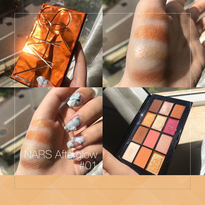 Bảng phấn mắt Nars 12 màu sắc tông màu hoàng hôn trang điểm thời trang