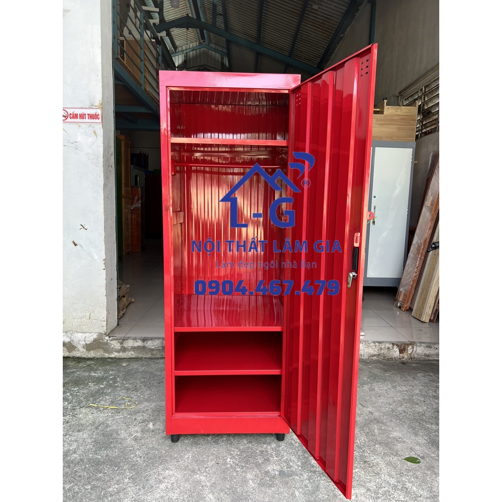 TỦ ĐỰNG ĐỒ BẰNG SẮT FULL ĐỎ - MIỄN PHÍ VẬN CHUYỂN