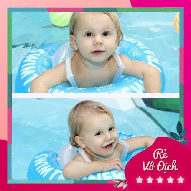 (SIÊU RẺ) Phao đai tập bơi cho bé từ 18 tháng đến 6 tuổi