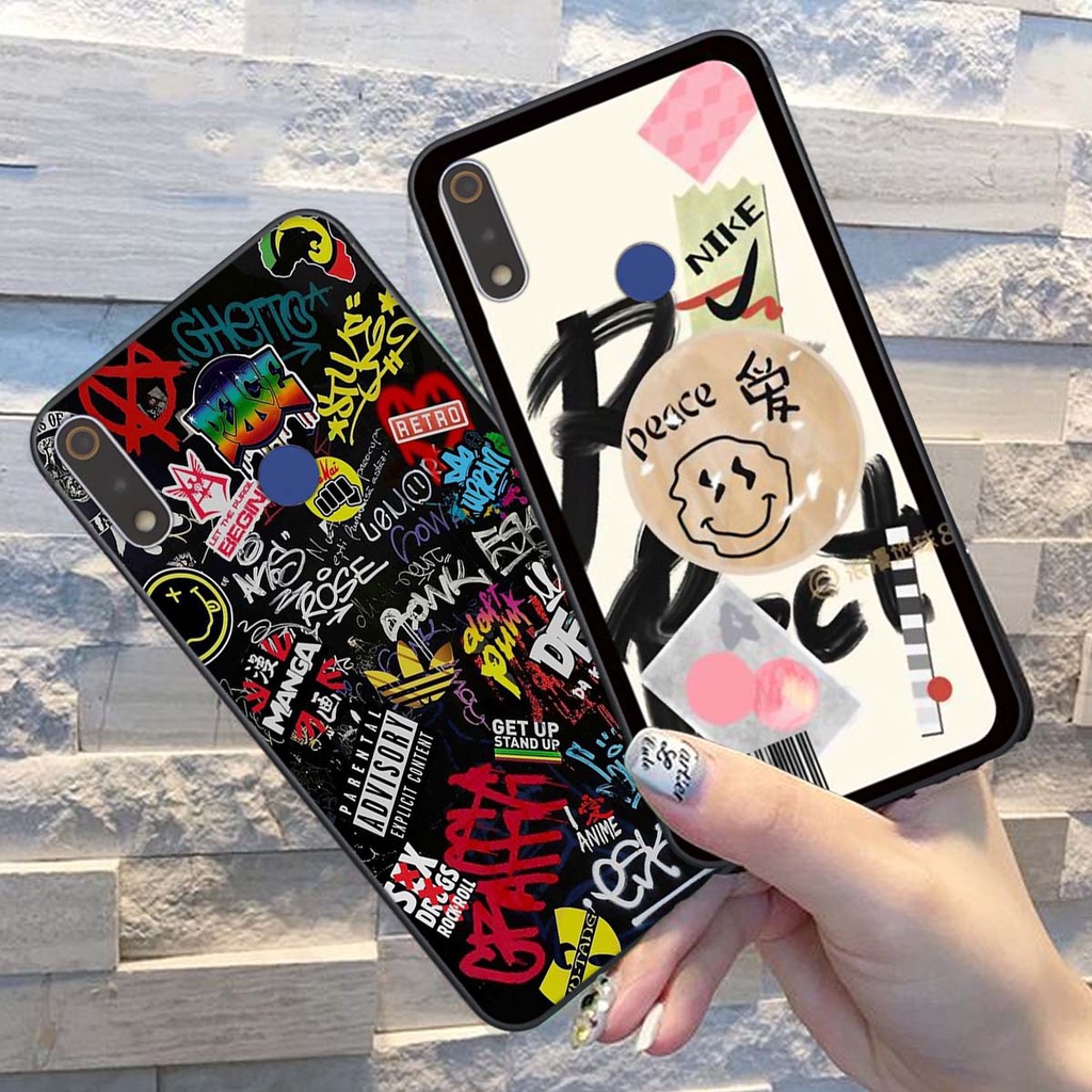 Ốp lưng Oppo Realme 3 / 3 Pro Nhãn hiệu thời trang sang chảnh, in hình theo yêu cầu, chất liệu dẻo