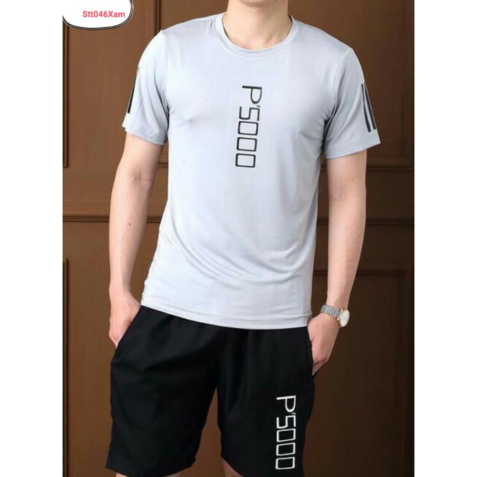 ⚡️MẪU MỚI⚡️ Nguyên SÉT bộ thể thao nam tập gym , đồ bộ thể thao nam mùa hè mẫu mới in P5000 , chất thun mè thoáng mát