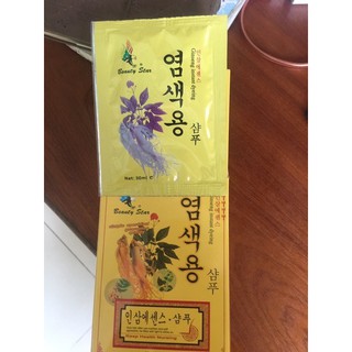 Gội Là Đen Nhân Sâm Vàng 1Túi 30ml