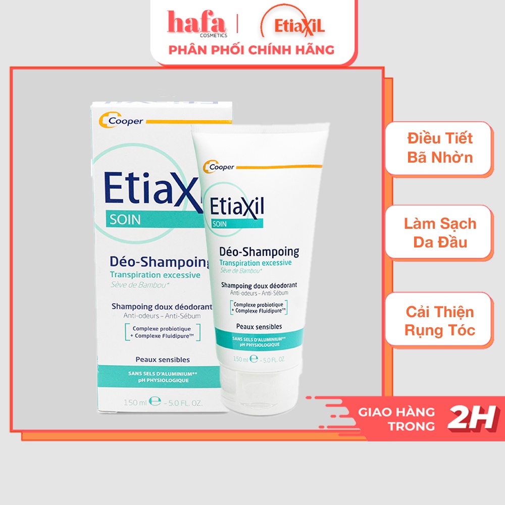Dầu Gội Làm Sạch Và Điều Tiết Bã Nhờn Etiaxil Deo-Shampooing 24H 150ml _ Etiaxil Chính Hãng