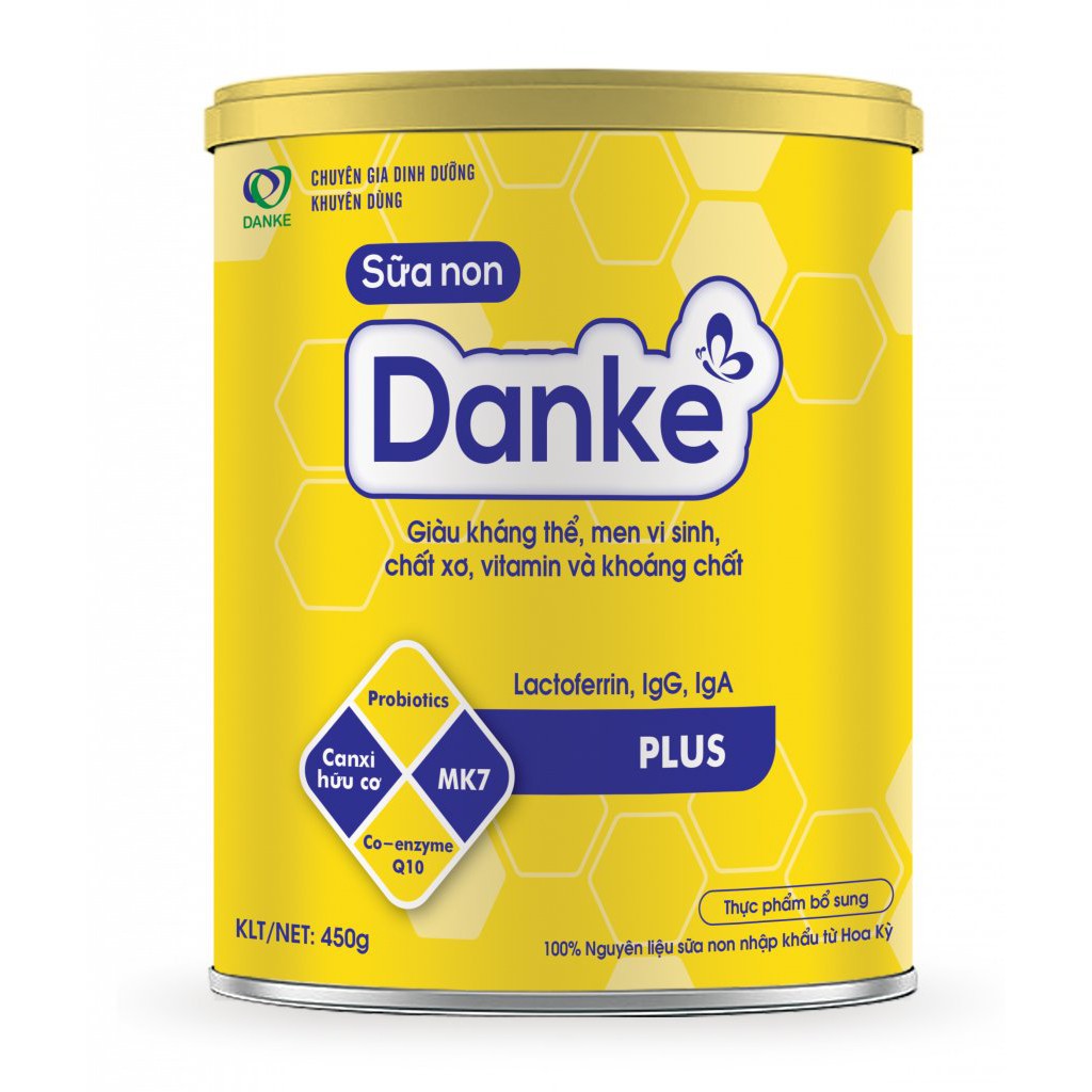 Sữa non Danke Plus – Tăng cường miễn dịch, Phòng bệnh - 450g