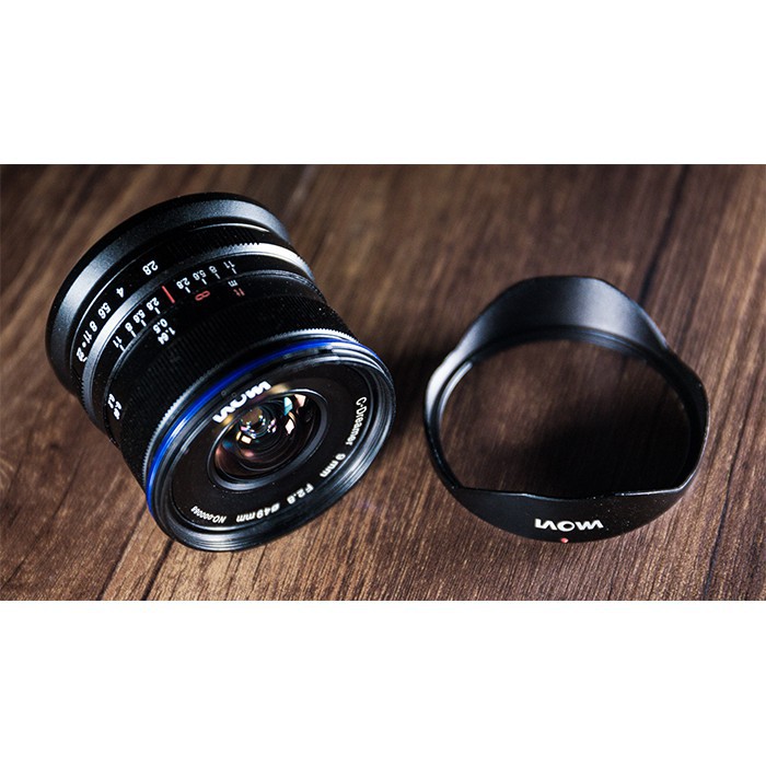 Ống Kính Venus Optics Laowa 9mm F2.8 Zero-D Siêu Rộng KHÔNG Méo Cho Fujifilm Sony E, M4/3, Canon EOS-M, Leica L, DJI DL