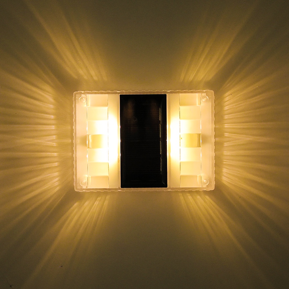 Đèn LED hai đầu IP65 chống nước sử dụng năng lượng mặt trời