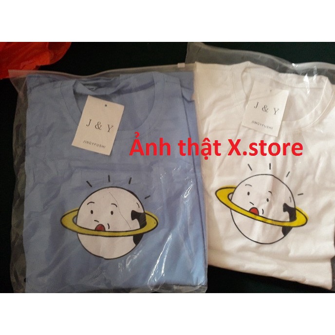 Áo Thun Hoạt Hình Đầu Trọc - Áo Phông Form Rộng - Áo Thun Tay Lỡ Cotton - Áo Thun Nam Nữ Unisex Có Ảnh Thật X.Store