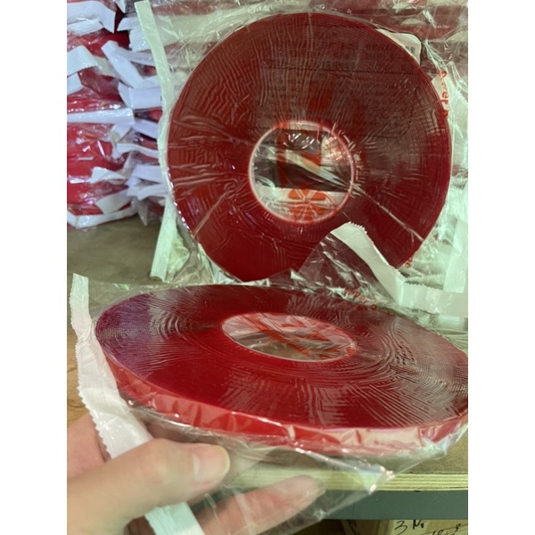 Keo 3M trong 2 mặt siêu dính 1cm x 33m