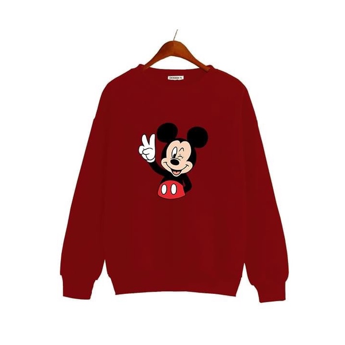 [Mã DORRT8250 giảm 250k] Áo phông thu đông MICKEY 2 chất liệu da cá mềm mịn không xù lông thiết kế bởi DORRIS N