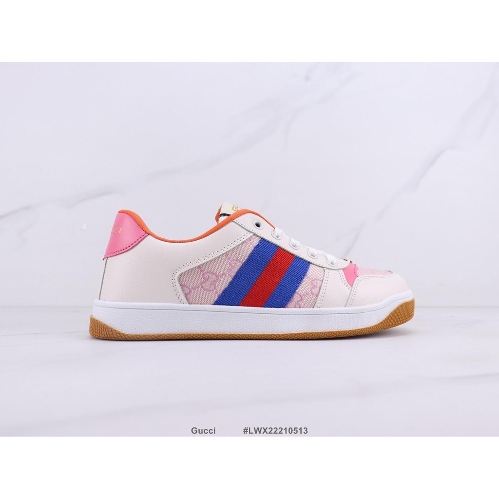 Gucci low-top casual sneakers, cowhide material Size:35-40 Women's Girl Sports Running Shoes Sneakers